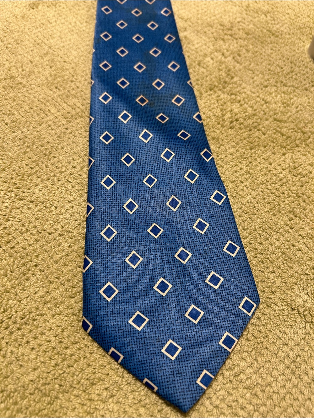 Marter Man Classic Blue Geometric Men's Tie